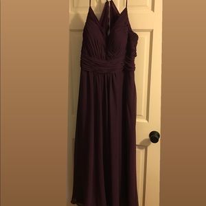 Eggplant Morilee bridesmaid dress- plum size 22
